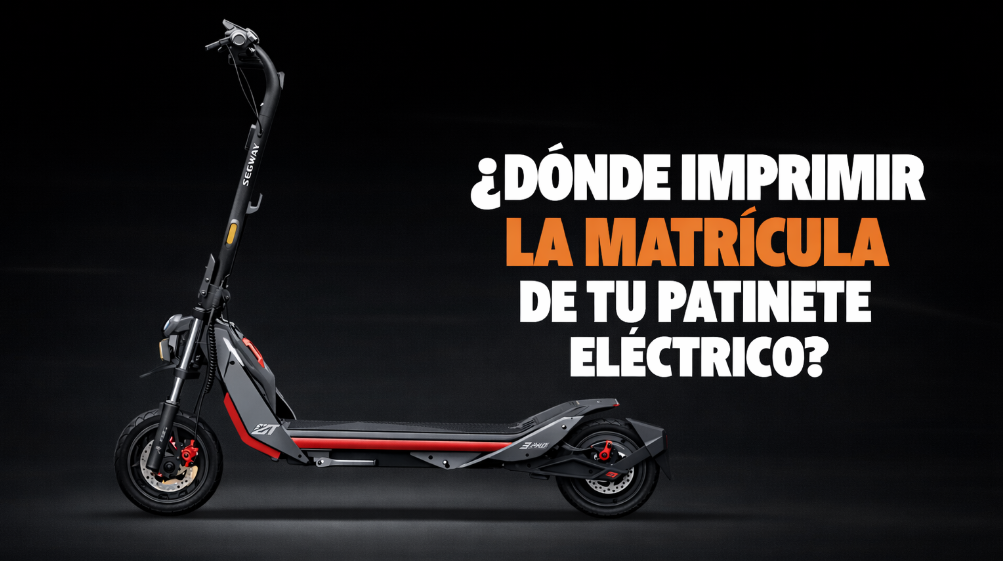 ¿Dónde Imprimir la Matrícula de tu Patinete Eléctrico VMP en 2026?