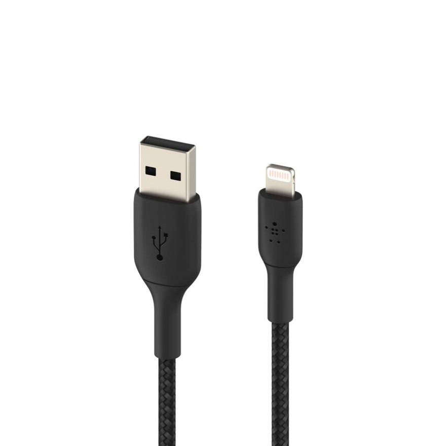 Belkin - Cable Trenzado USB-A a Lightning 1m