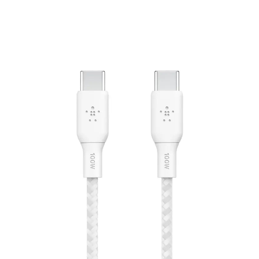 Belkin - Cable Trenzado USB-C 100 W 2 metros - Negro