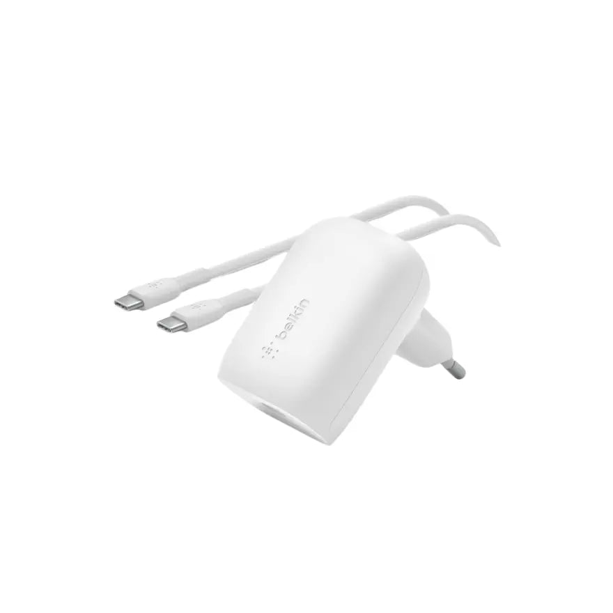 Belkin - Adaptador de Carga Rápida USB-C de 20 W con Cable USB-C a USB-C
