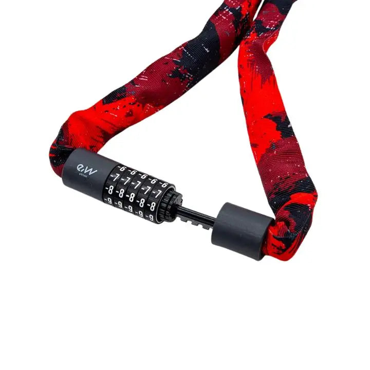 Candado Antirrobo de Contraseña con Funda Protectora para Patinete y Bicicleta