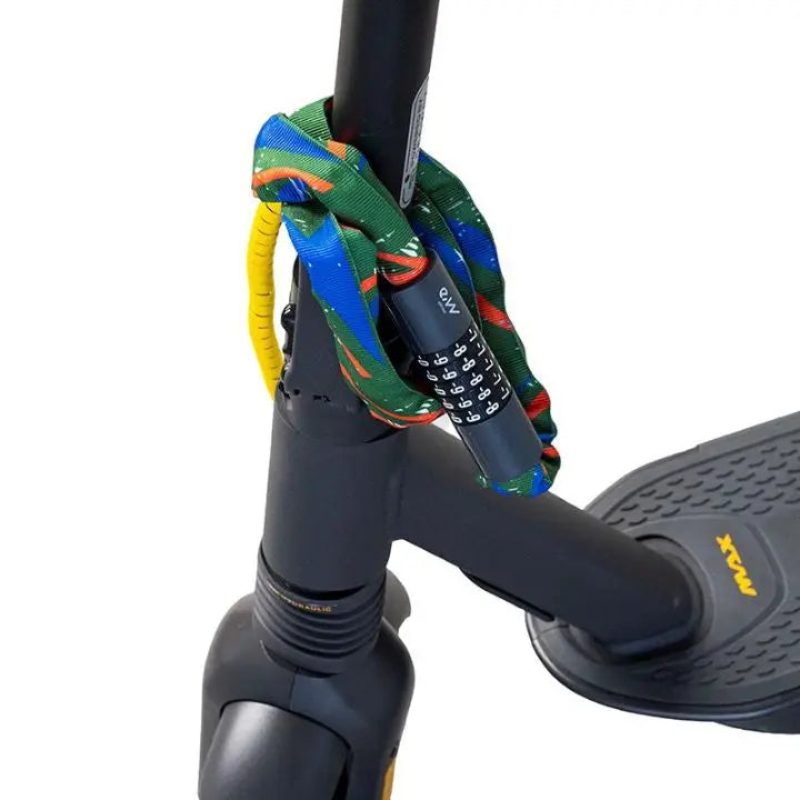 Candado Antirrobo de Contraseña con Funda Protectora para Patinete y Bicicleta