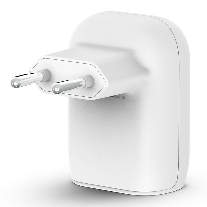 Belkin - Cargador de Carga Rápida 37W - 2 puertos (USB-A + USB-C)