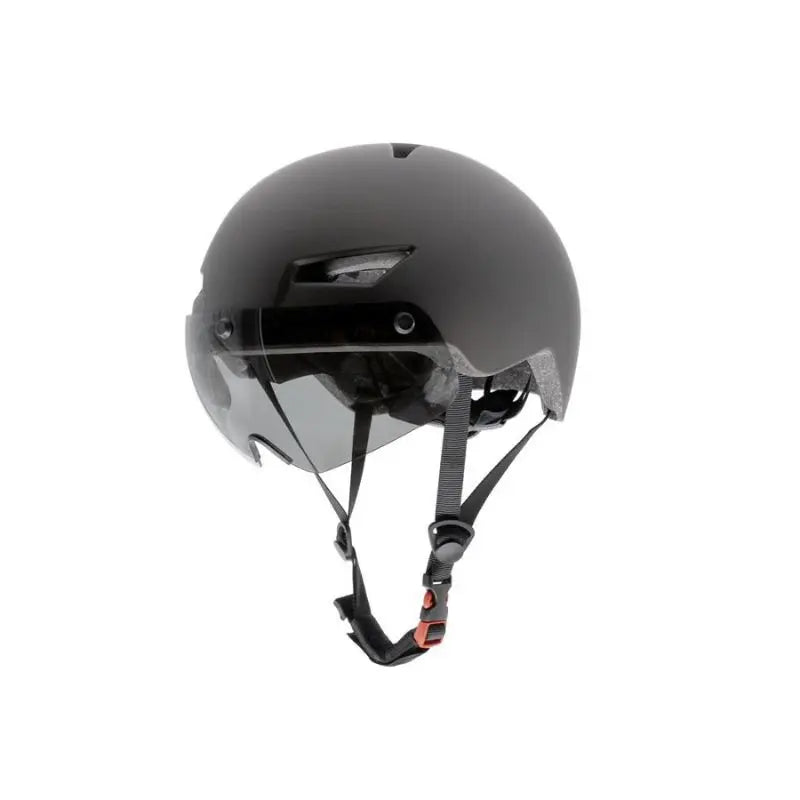 Casco de Seguridad con Intermitentes y Visera para Patinete Eléctrico