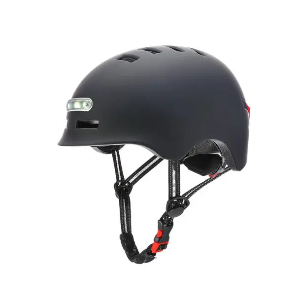 Casco de Seguridad con Luz Led para Patinete Eléctrico y Bicicleta