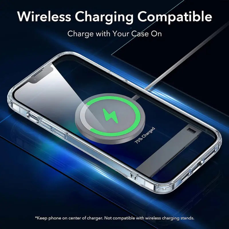 ESR Air Shield Boost - Funda iPhone 13 Pro Transparente con Soporte Kickstand