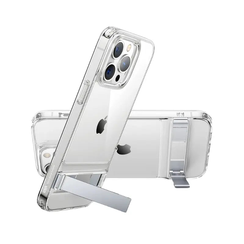 ESR Air Shield Boost - Funda iPhone 14 Pro Max Transparente con Soporte Kickstand