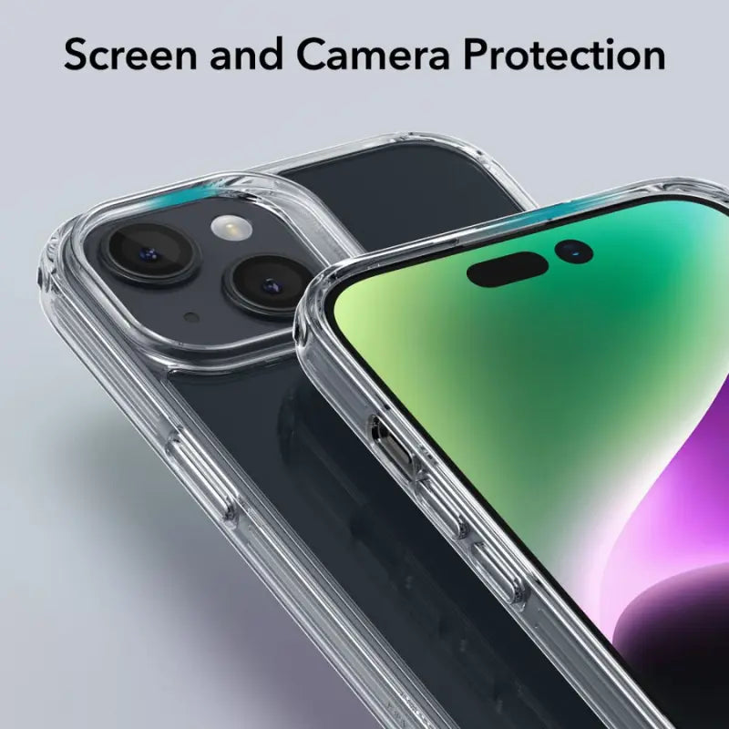 ESR Ice Shield - Funda iPhone 15 Plus Transparente