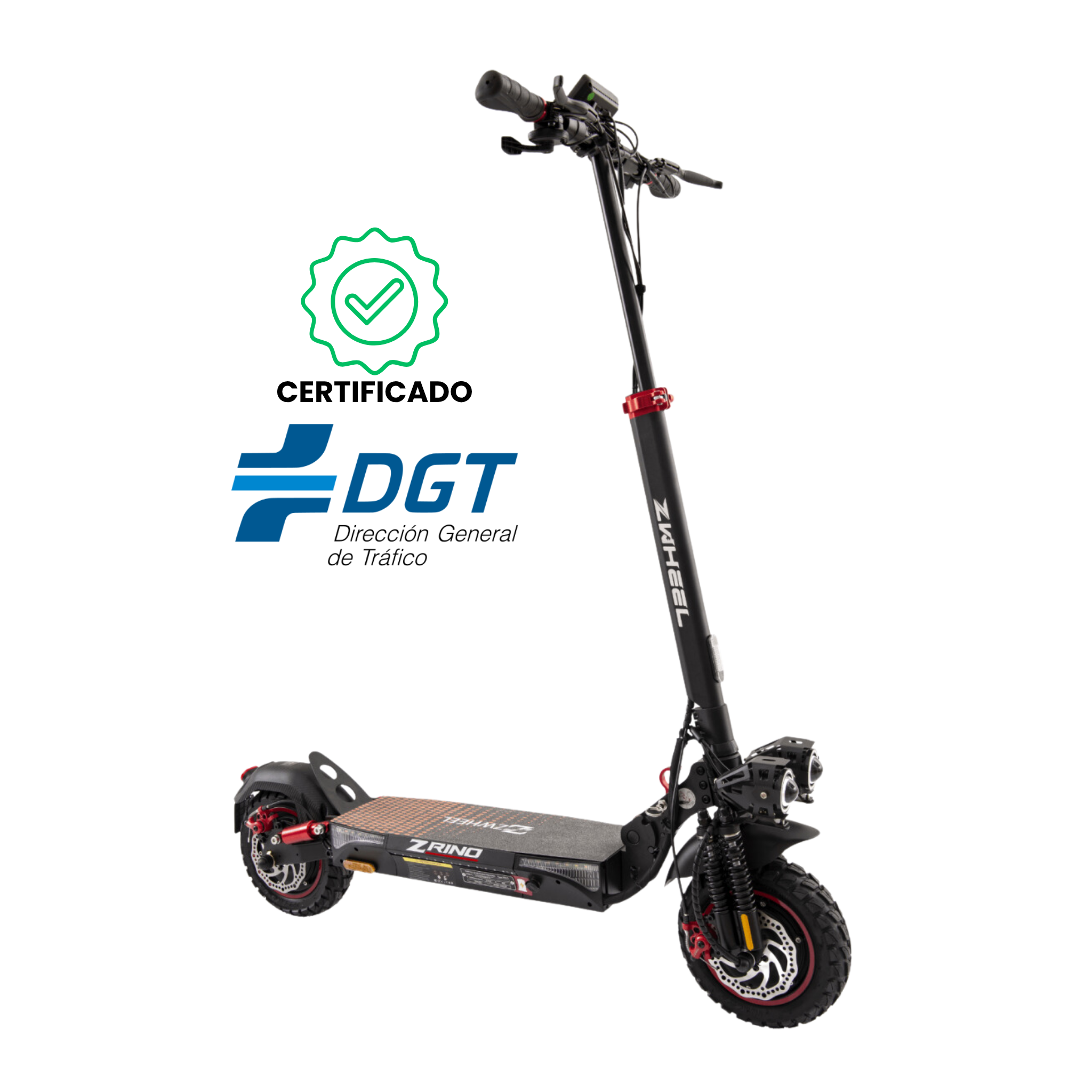 Patinete Eléctrico Zwheel ZRino Duo Homologado DGT