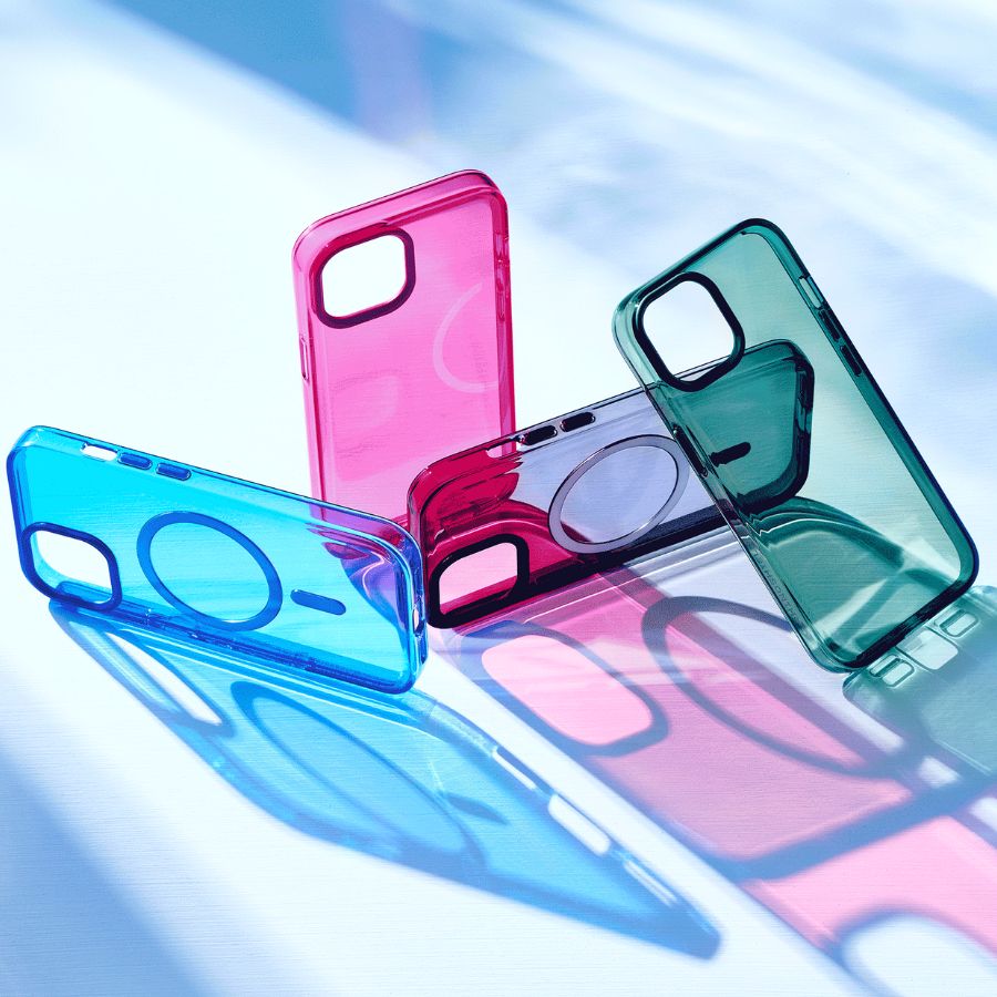 Rhinoshield - Funda iPhone 13/14 JellyTint (Negro Cuarzo)