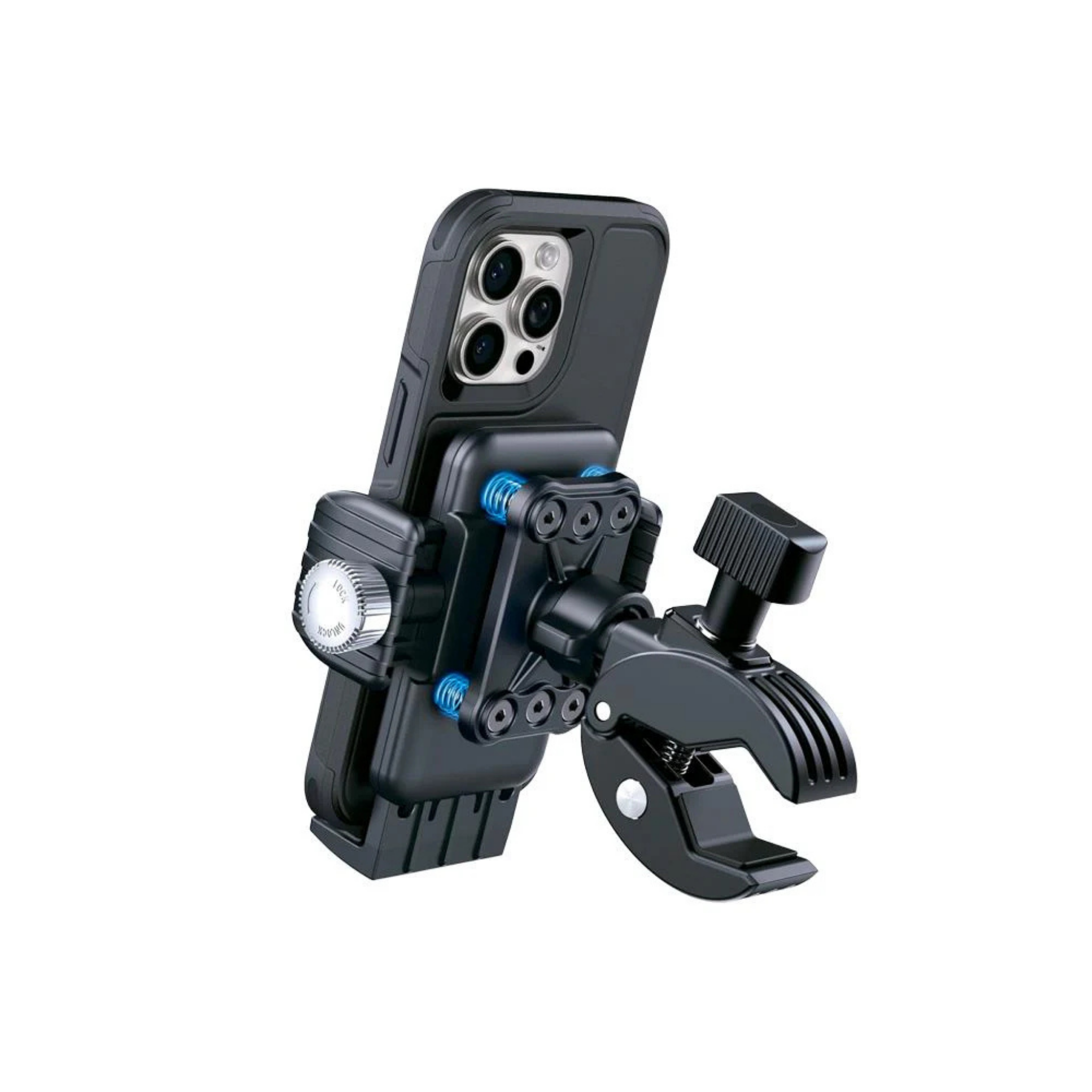 Soporte de móvil para patinete eléctrico con sistema antivibración