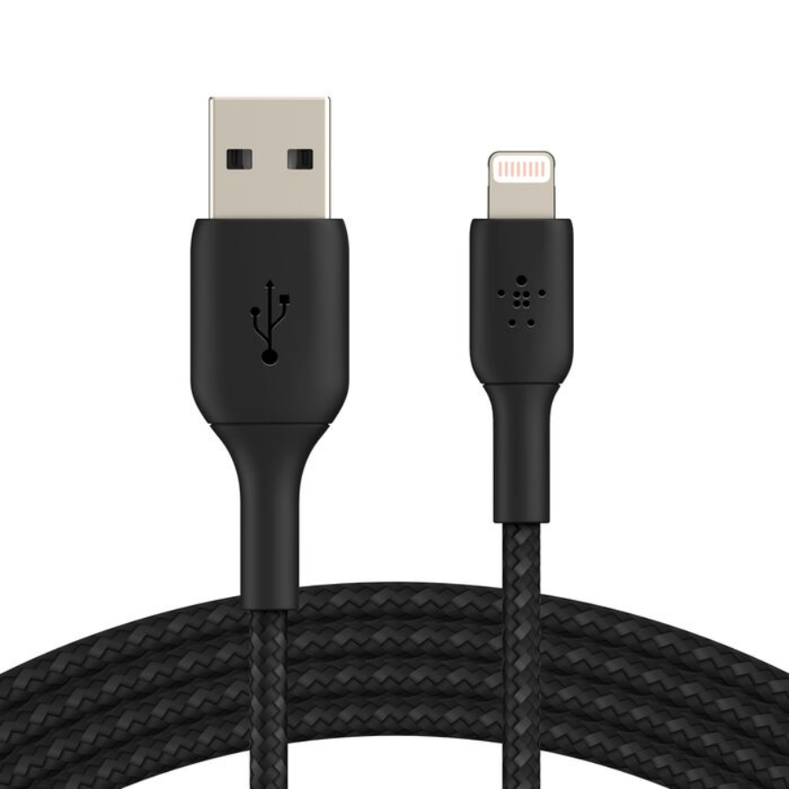 BELKIN Cable Trenzado USB-A a Lightning 1m