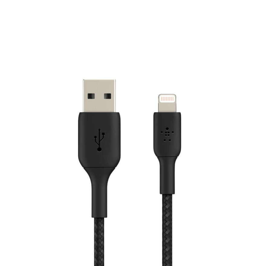 BELKIN Cable Trenzado USB-A a Lightning 1m