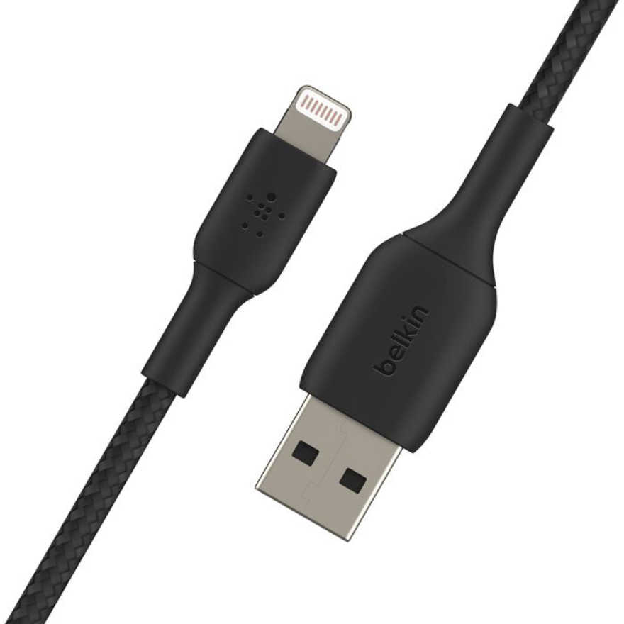 BELKIN Cable Trenzado USB-A a Lightning 1m