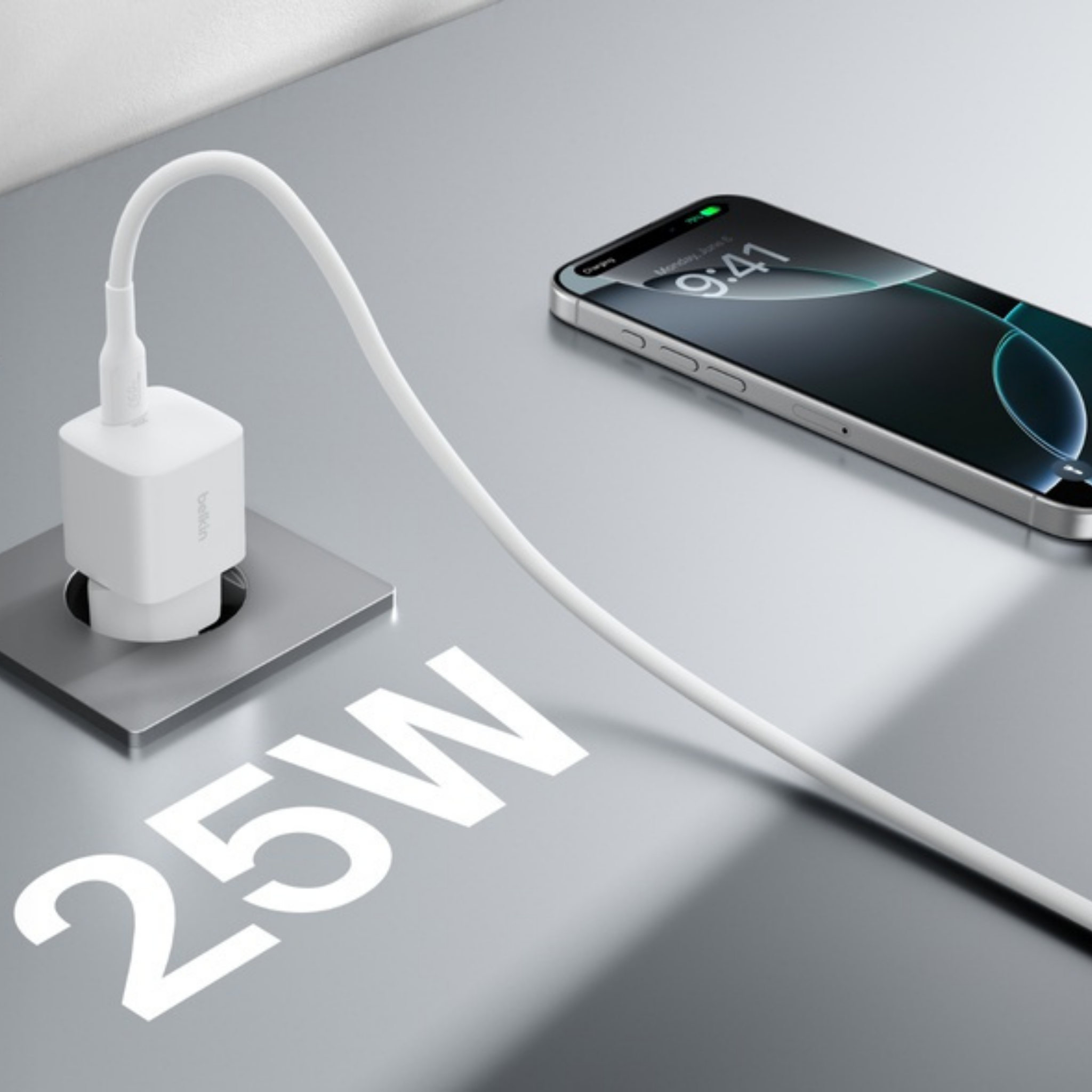 Belkin - Cargador de pared USB-C de 25W