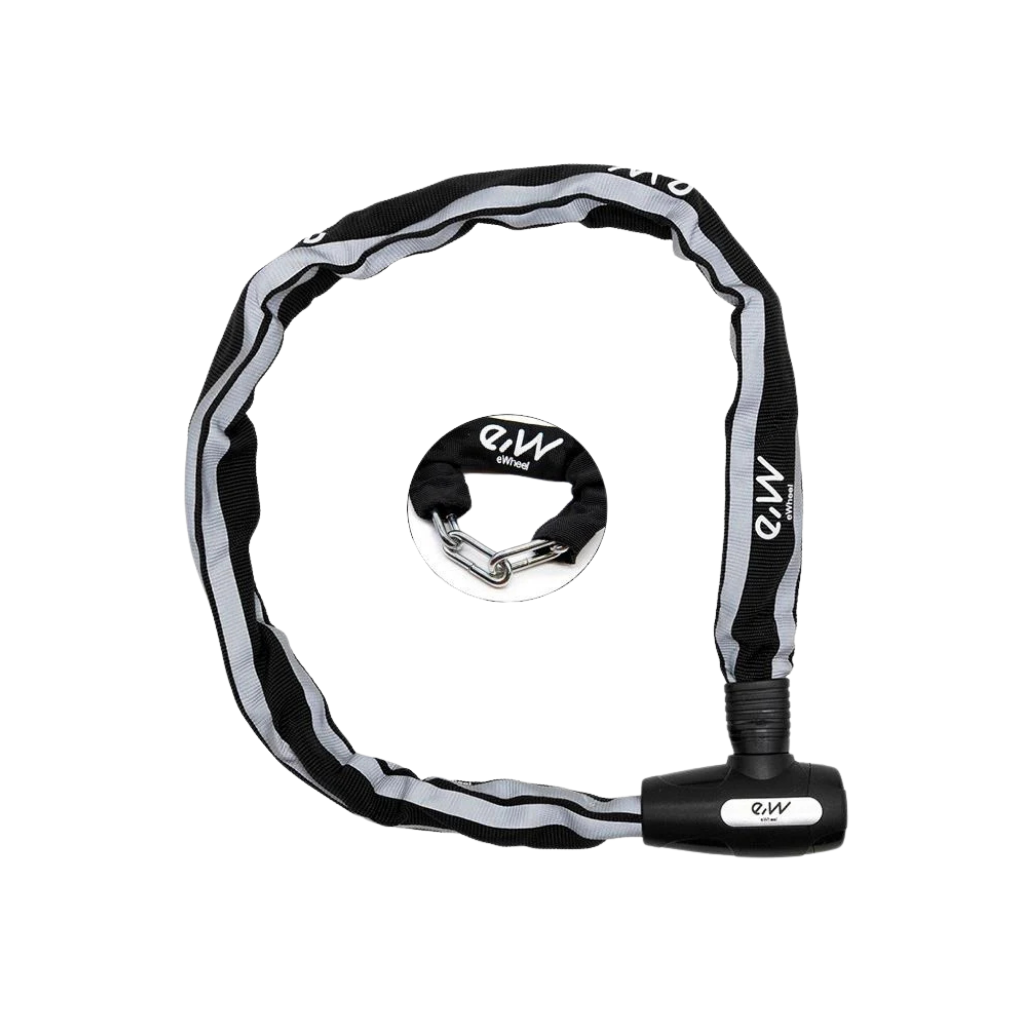 Candado Antirrobo de cadena con funda reflectante