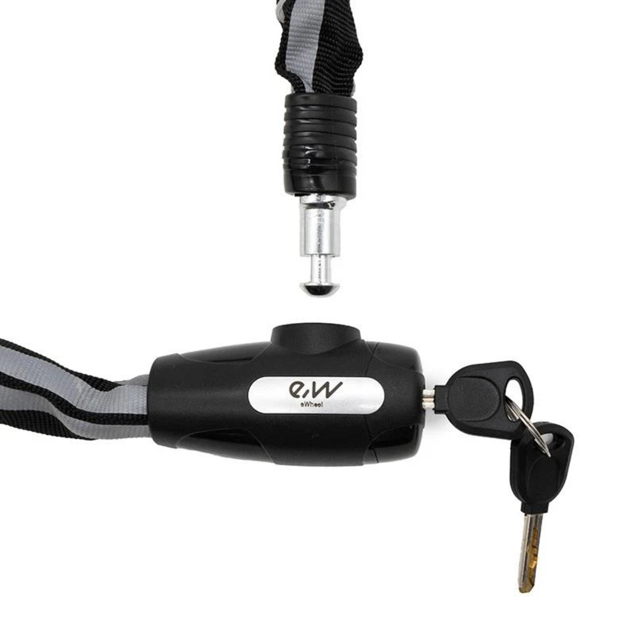 Candado Antirrobo de cadena con funda reflectante