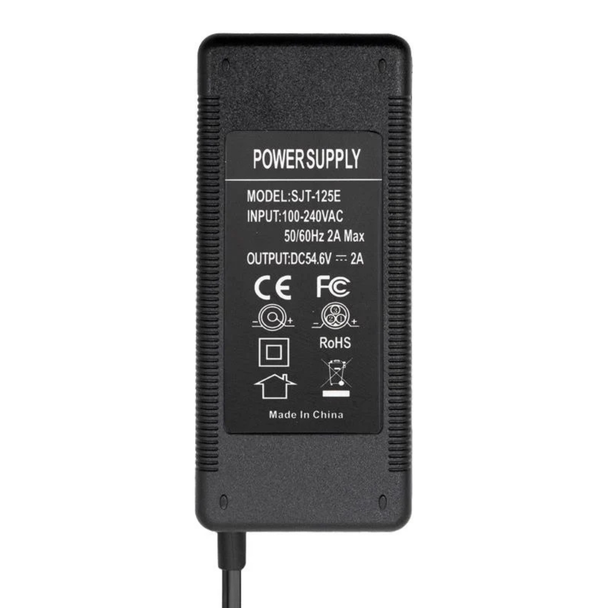 Cargador 48V (Salida 54,6V) Conector DC 5,5x2,5mm