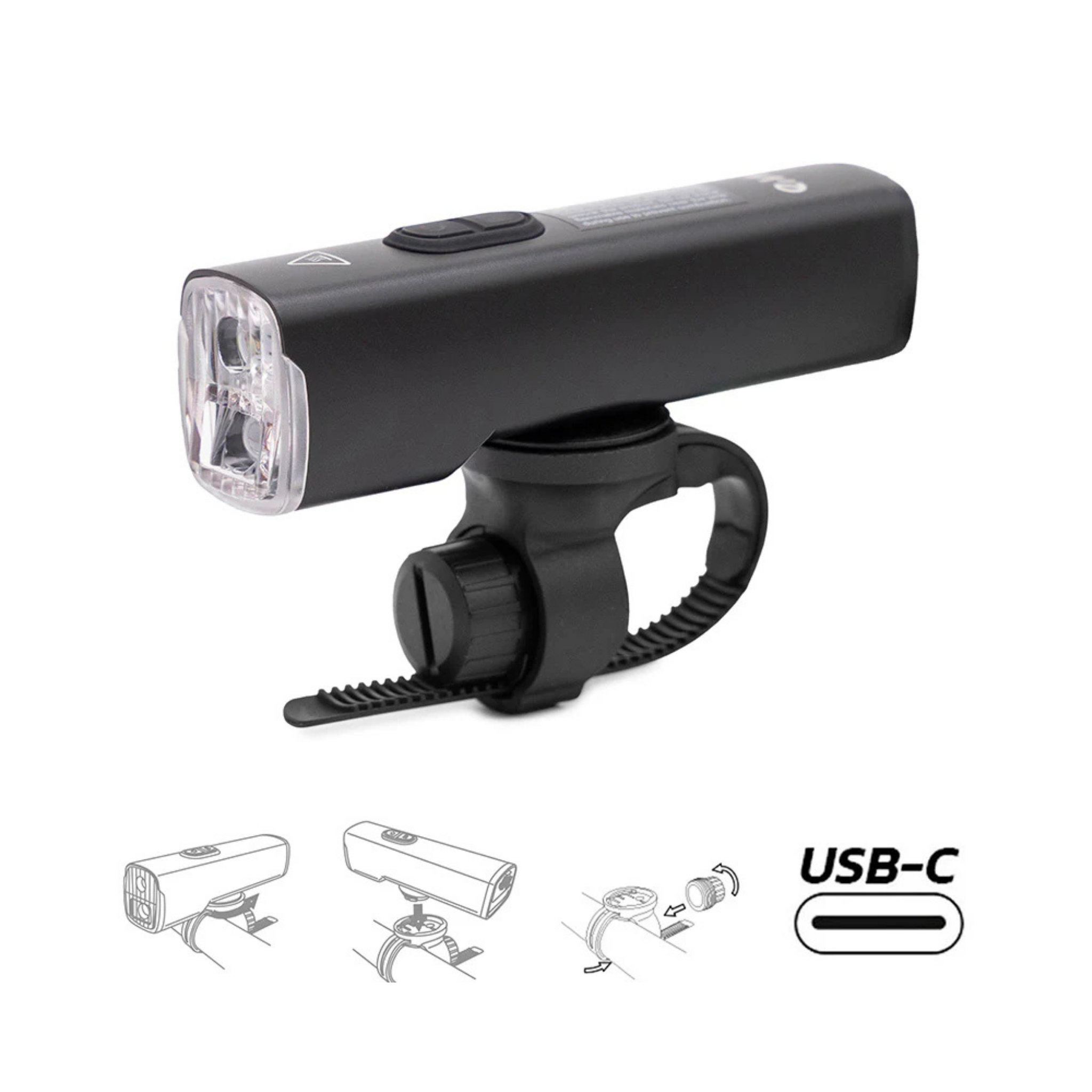 Luz Led Recargable 1200 Lumen para Patinete y Bicicleta