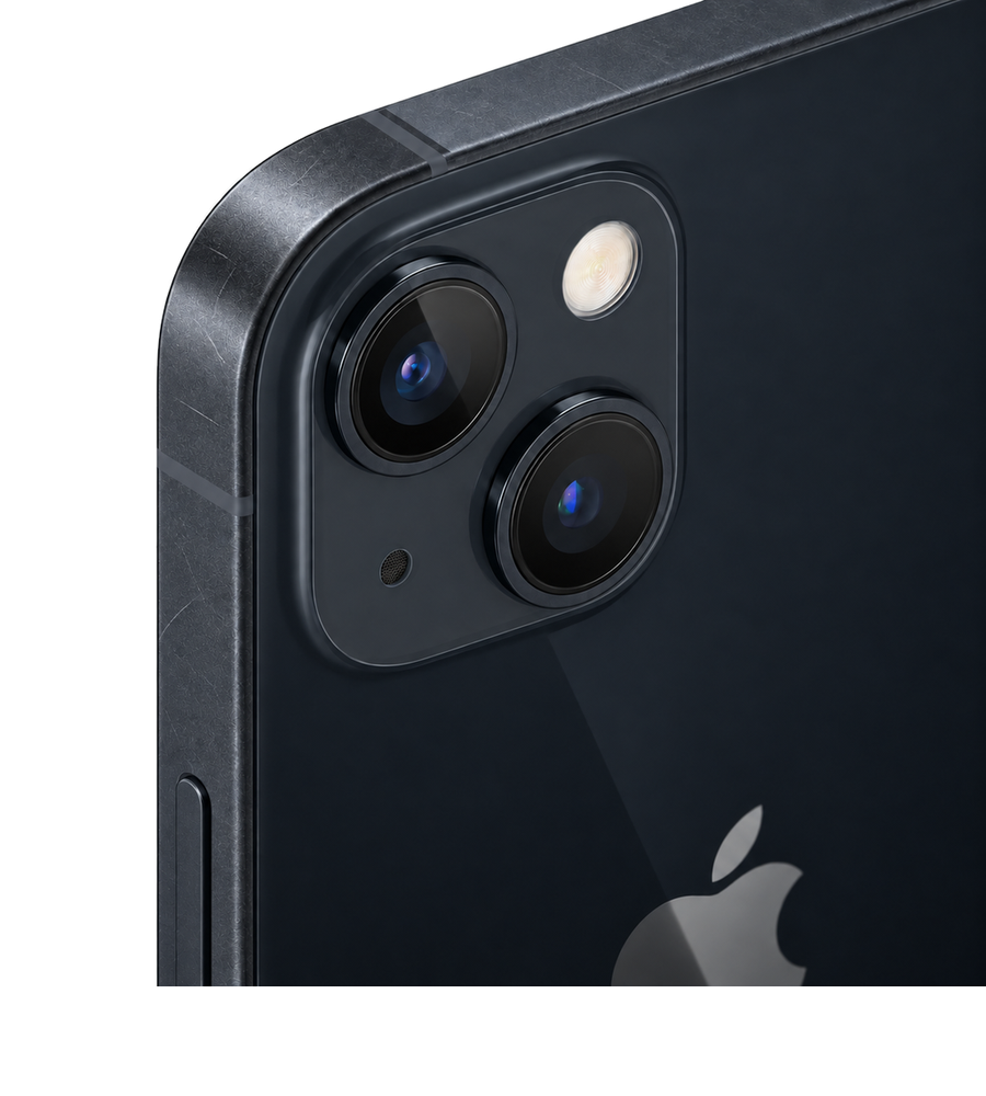 iPhone 13 Reacondicionado en grado Excelente, vista del módulo de cámaras