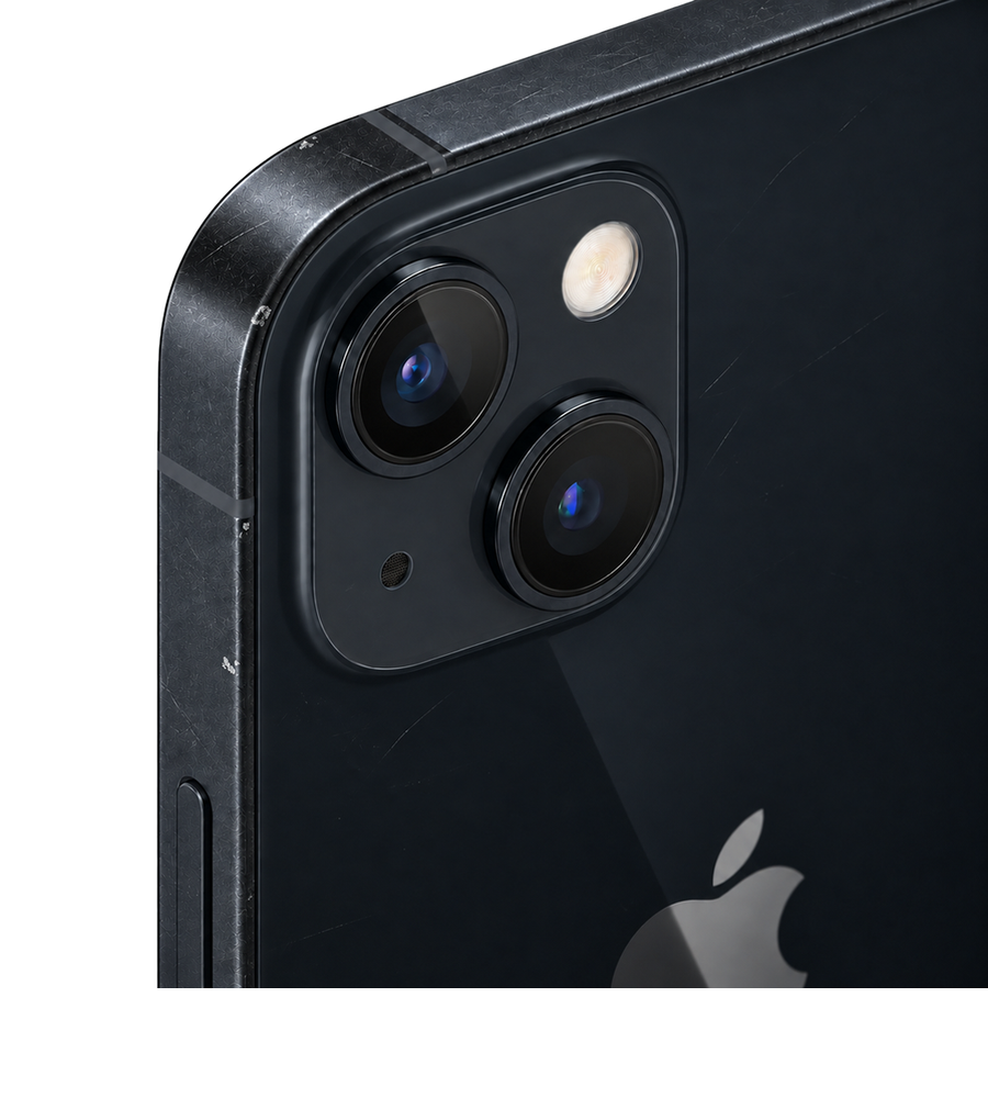 iPhone 13 Reacondicionado en grado Muy bueno, vista del módulo de cámaras