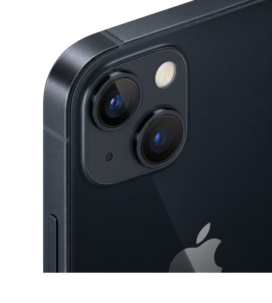 iPhone 13 Reacondicionado en grado Premium, vista del módulo de cámaras
